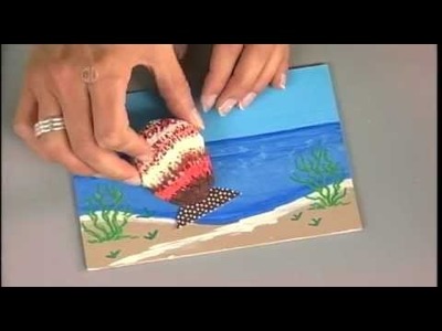 1508-1 Sea shells in a shadow box on Hands On Crafts for Kids