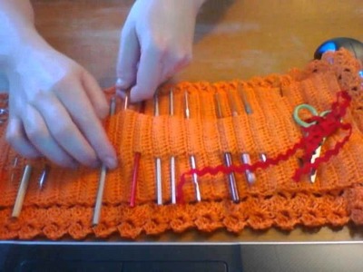 A crochet case for hooks