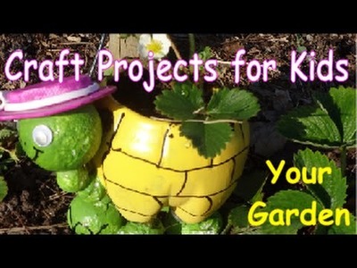 Art and Craft Projects for Kids Making a Turtle with Recycled Bottles Crafts