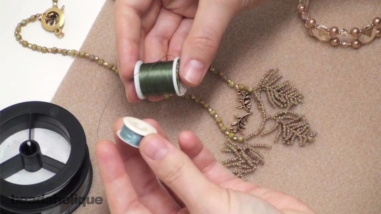 Beadaholique's Learn to Bead Video Series, Video #3: All About Stringing Materials