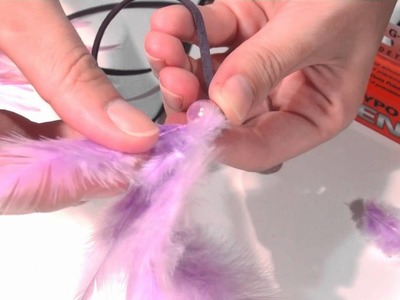 Beading Ideas - Necklace using feathers