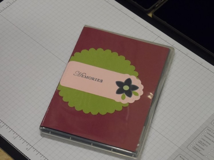 Clear Stamp Case Mini Scrapbook