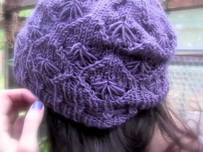 Cornflower Hat Knitting Pattern Trailer