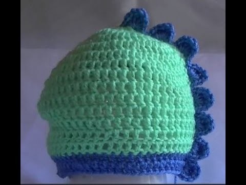 Crochet Dinosaur Beanie - Mini Tutorial