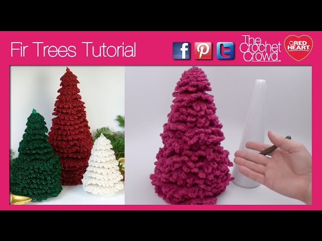 Crochet Fir Trees, Christmas Trees