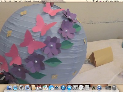 Decorate Paper Lantern for the Kid's Room. DIY.