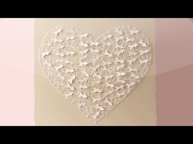 DIY Heart Escort Card Display - Martha Stewart Weddings