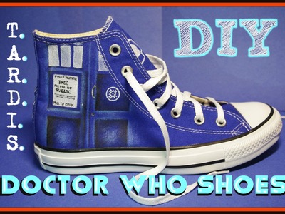 DIY T.A.R.D.I.S. Shoes Doctor Who