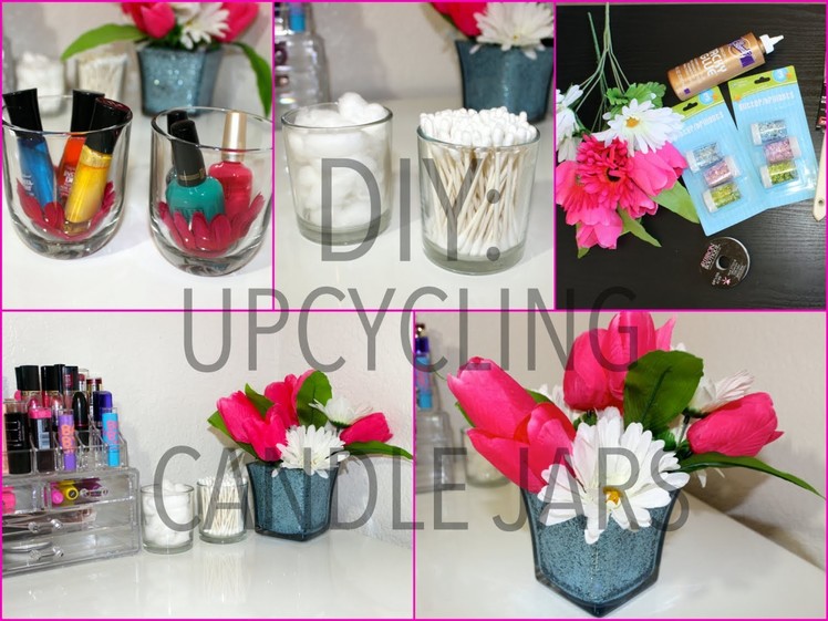 DIY: Ways to re-use old candle jars (College dorm decor tips)