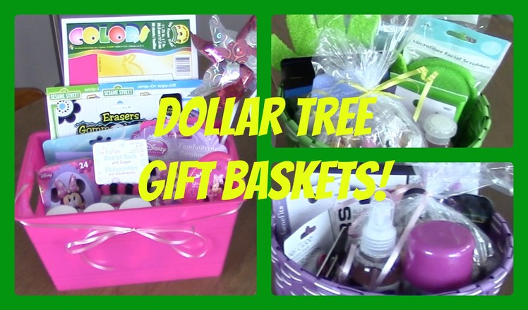 Dollar Tree Gift Baskets | DIY Affordable Gifts!