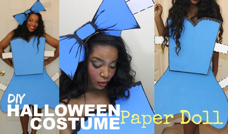 Easy DIY Halloween Costume | Paper Doll