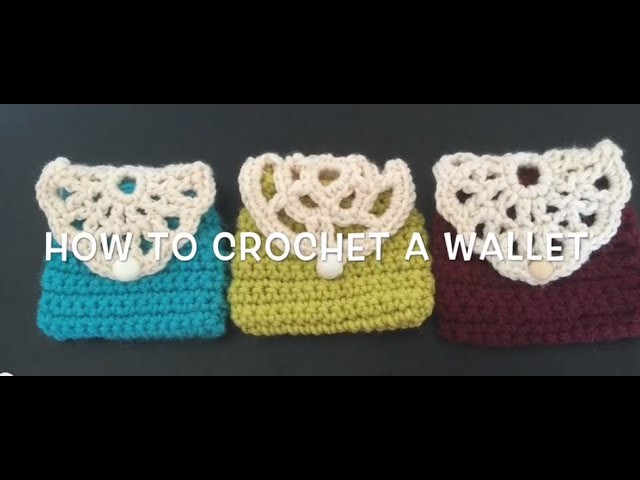 How to crochet a wallet (easy)