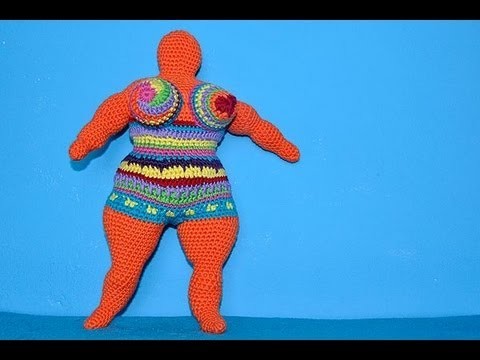 How to Crochet Amigurumi Nana - a tribute to Niki de Saint Phalle * Part 3 * Arms