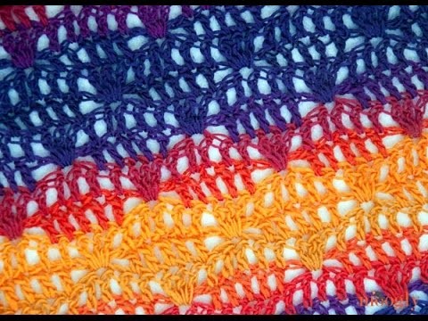 How to Crochet: Dropped Doubles Stitch Pattern