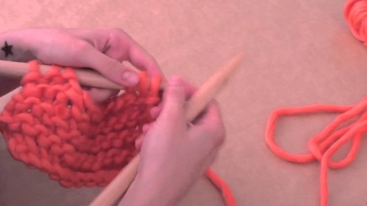 How to knit wool neckline and straps | We Are Knitters