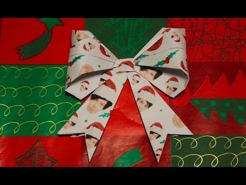How To Make A Christmassy Dan & Phil Origami Bow!