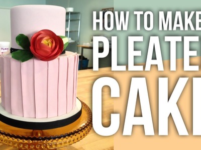 How to Make a Fondant Pleated Cake | Cake Tutorials