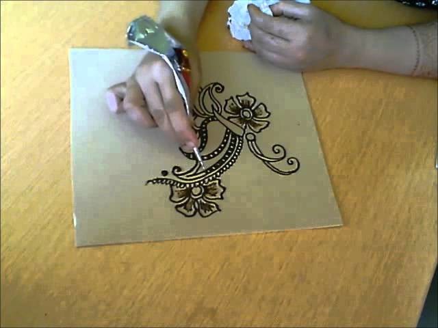 How to make a henna butterfly. Almas Bridal Henna