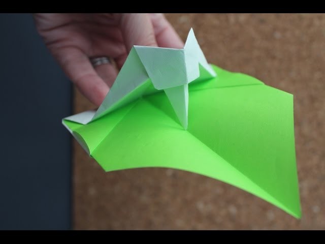 How to make an moving Origami Woodpecker