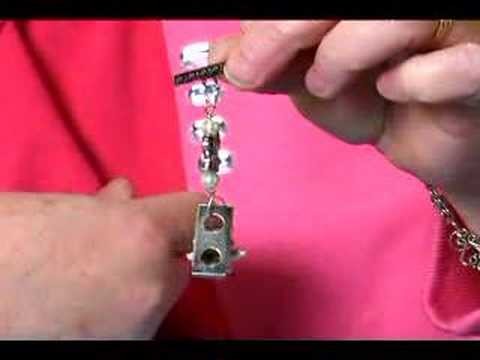 How to Make Beaded Jewelry : Beading the Second Half for ID Badge Holders