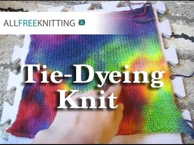 How To: Tie-Dyeing Knit Projects