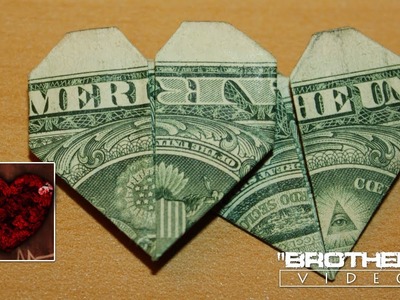 Origami ♥ Double Hearted Dollar