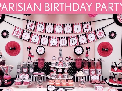Parisian Birthday Party Ideas. Parisian - B105
