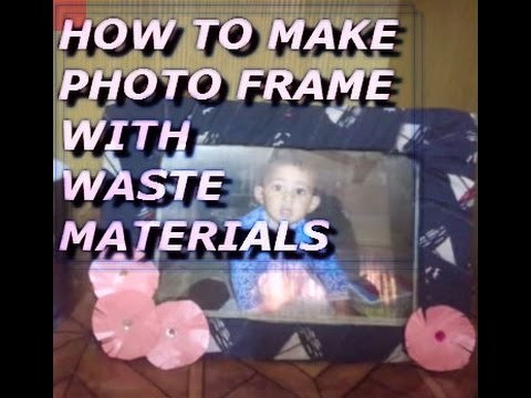 Photo Frame Ideas From Waste Material | DIY Photo Frame