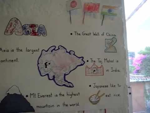 Preschool - Social Studies, Geography: Continents study, arts and crafts ideas and projects.