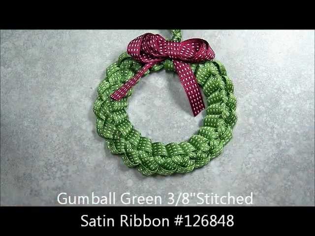 Ribbon Wreath Ornament Tutorial