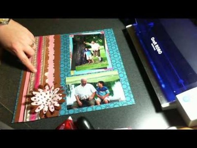 Scrap with me - Using pattern papers and lots of color
