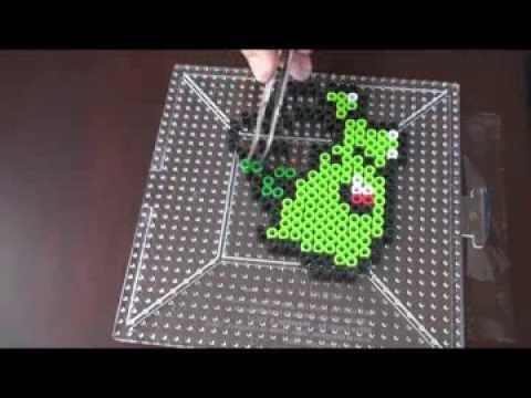 Shiny Pokemon Perler Beads ep 1: How to make Bulbasaur