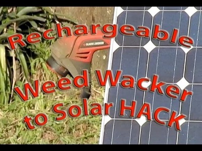SOLAR PANEL WEED Weedeater HACK Weed Whacker Trimmer PV Photovoltaic Lawn Tools