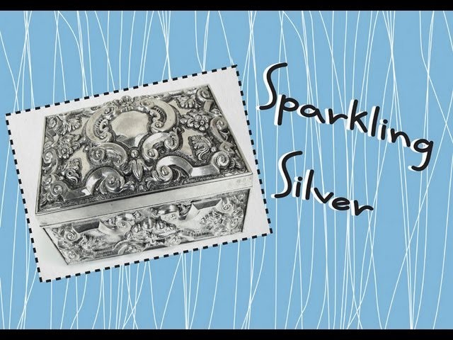 Sparkling Silver: a DIY silver polish tutorial (soda + foil + water = clean silver)