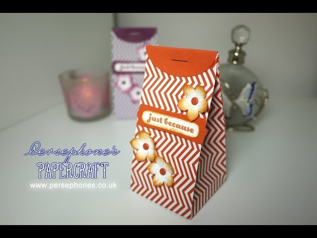 Stapled Treat Bag | Stampin' Up (UK) with Persephone's Papercraft