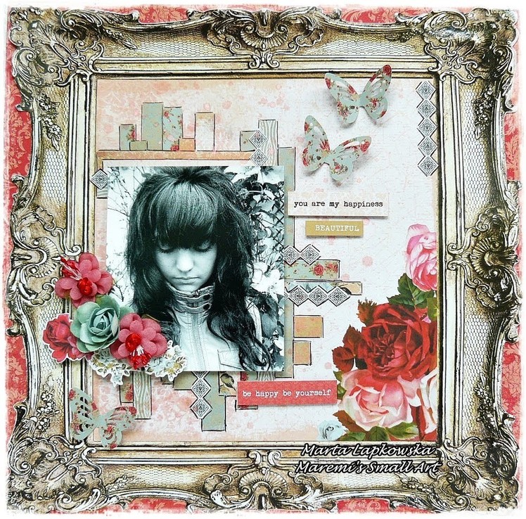 Step by step layout for My Creative Scrapbook LE kit