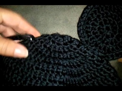Tutorial: how to sew ears to crocheted hat part I