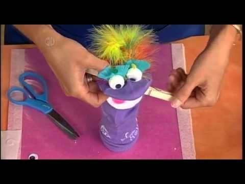 1501-1 Sock arm puppets on Hands On Crafts for Kids