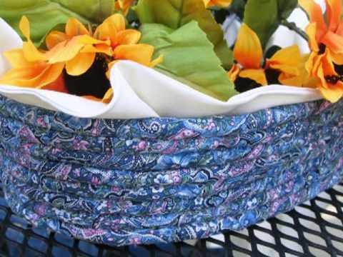 "Annabelle Baskets" Collection of Rag Baskets, Coiled Baskets Crafts from my ETSY Shop
