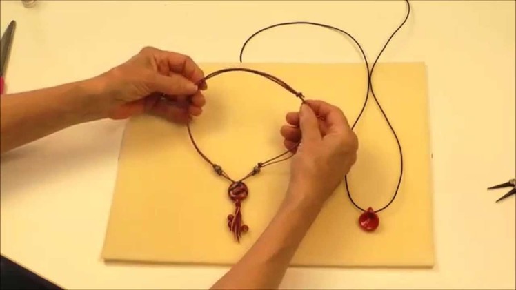 Antelope Beads - How To Make A Leather Slider Knot For Making Jewelry