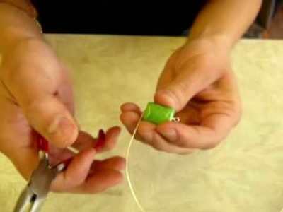 Beading Tutorial:  How to make Freeform Wire Earrings, Version #3