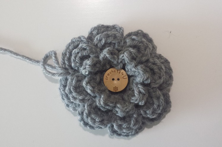 Bloem haken. crochet flower