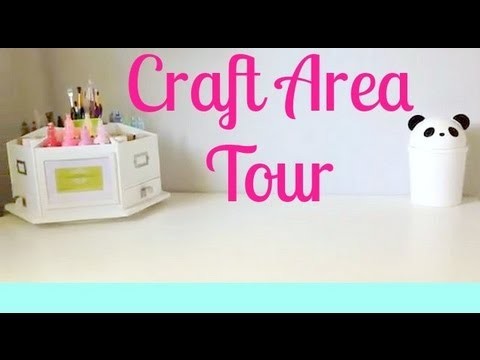 Craft area tour! (Polymer clay)