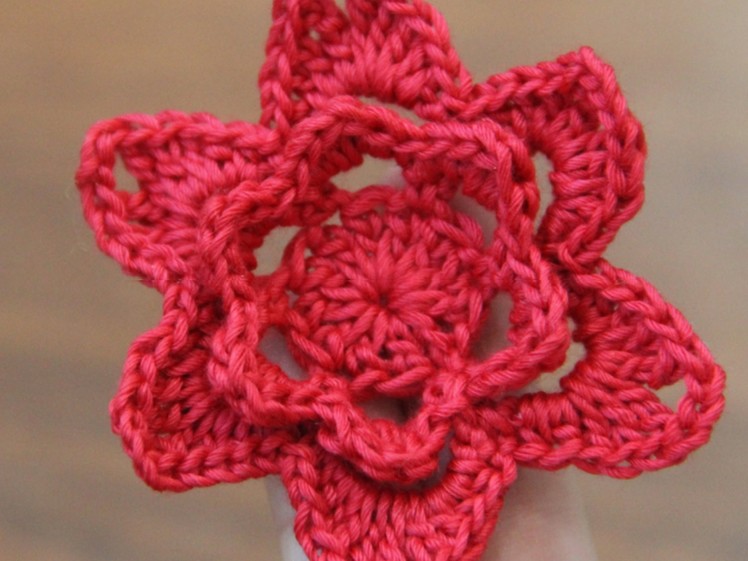 Crochet Flower Tutorial #13