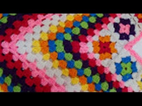 Crochet Granny Squre  Poncho  Part -2