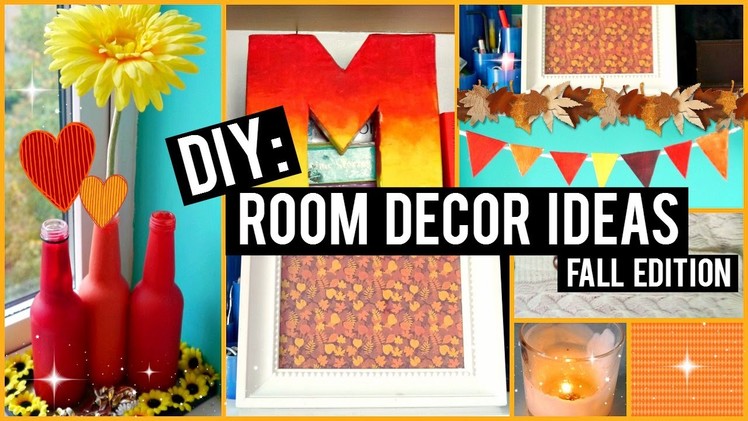 ♡ DIY Easy Room Decor Ideas ♡ Fall Edition
