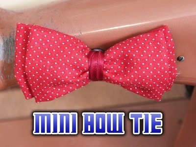 DIY Mini Bow Tie Accessory - Whitney Sews
