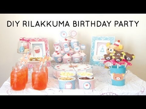 DIY Rilakkuma Birthday Party [FREE PRINTABLES]