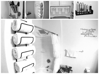 DIY Small Bathroom Makeover: Spa inspired Decor Ideas
