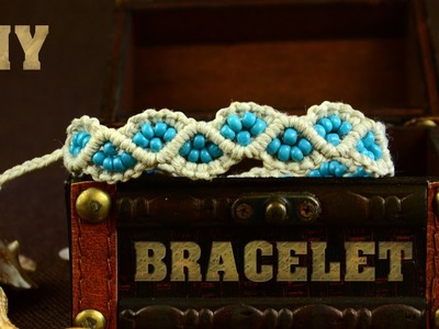 DIY WavyLeaks Bracelet - Easy Macrame Tutorial